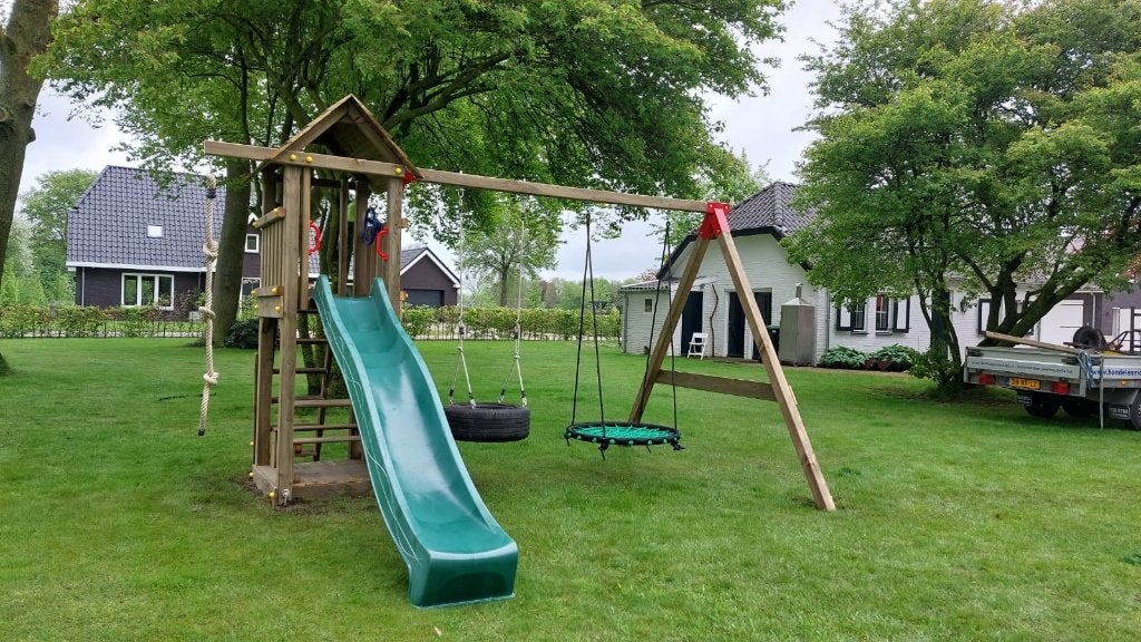 compacte KLEINE TOREN speelhuis klimtoren speeltoesel, Ophalen, Nieuw, Schommel, Aanbouwonderdeel