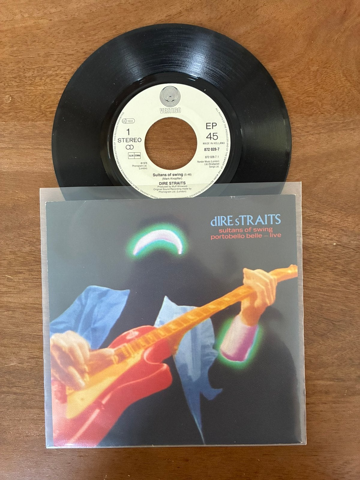 Dire Straits - Sultans os swing - Portobello belle ( live ), Ophalen of Verzenden, 7 inch