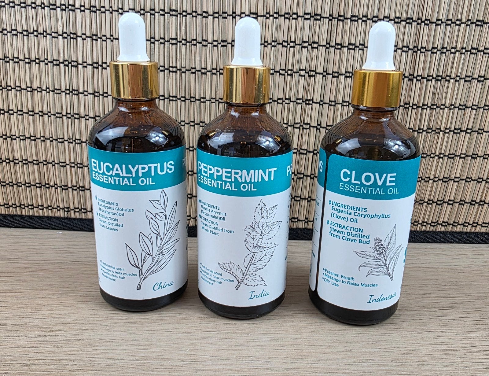 3 x 100 ml geurolie, Geurverspreider, Verzenden, Zo goed als nieuw, Nvt