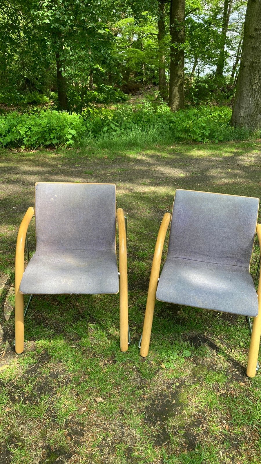 Ahrend vintage stoelen 2 stuks, Ophalen of Verzenden