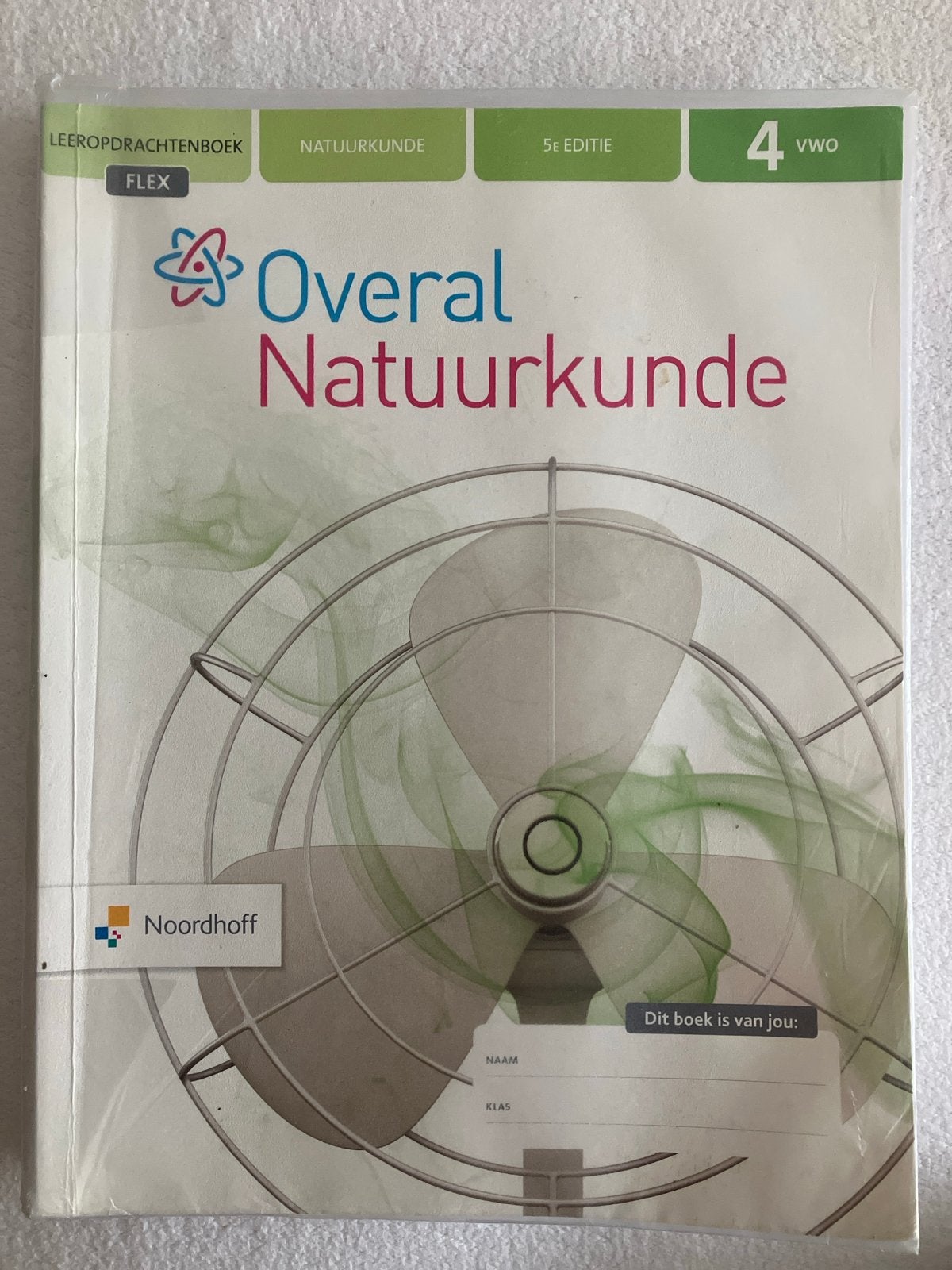 Overal Natuurkunde 4 VWO Leeropdrachtenboek 5e editie, Boeken, Ophalen of Verzenden, Gelezen, VWO, Natuurkunde