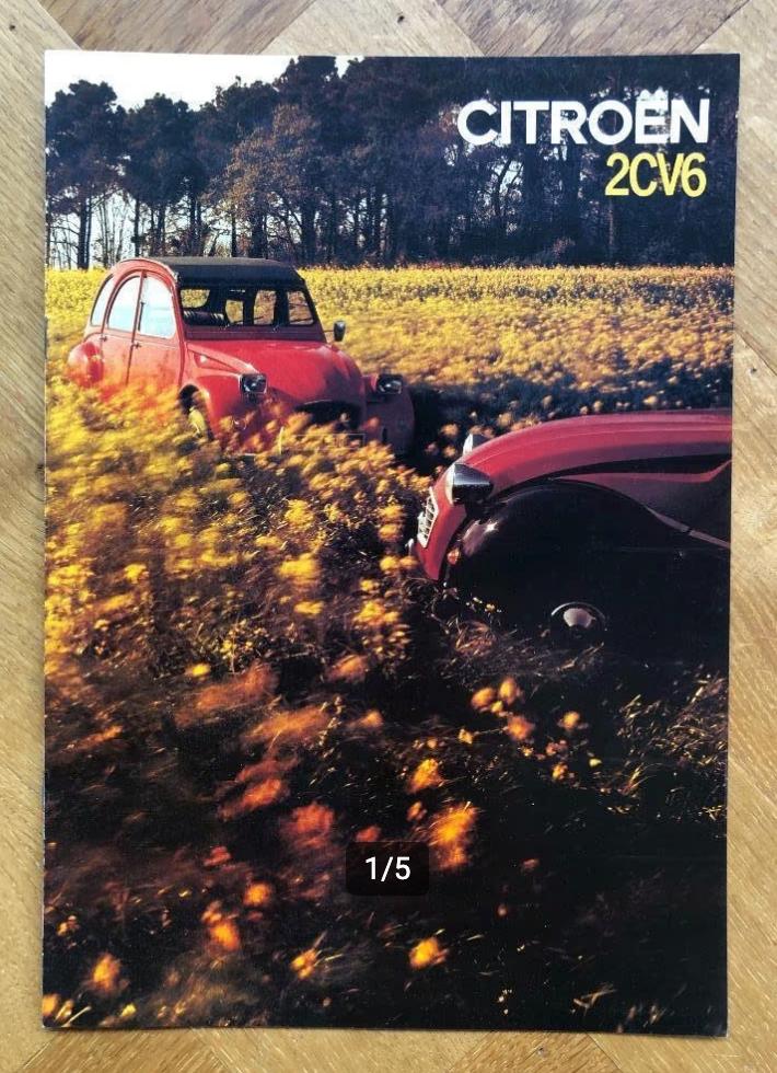 Duitstalige Citroën 2CV6 folder 1982, Verzenden, Nieuw, Citroën, Citroën