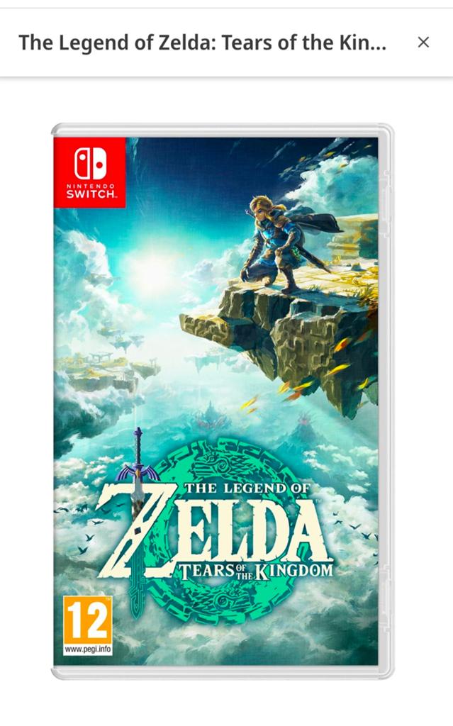 The Legend of Zelda: Tears of the Kingdom (Switch), Spelcomputers en Games, Games | Nintendo Switch, Avontuur en Actie, 1 speler