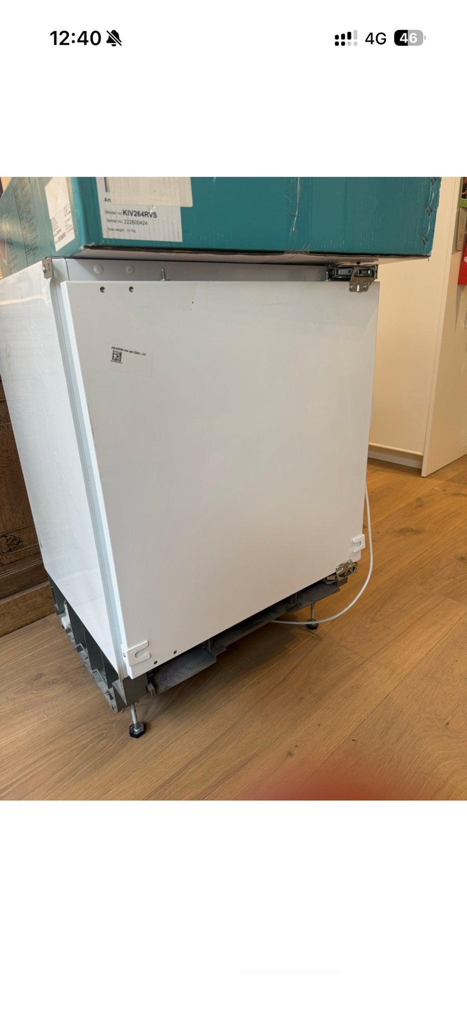 AEG SKB582F1AF Koelkast, Zonder vriesvak, Minder dan 85 cm, 100 tot 150 liter, Nieuw