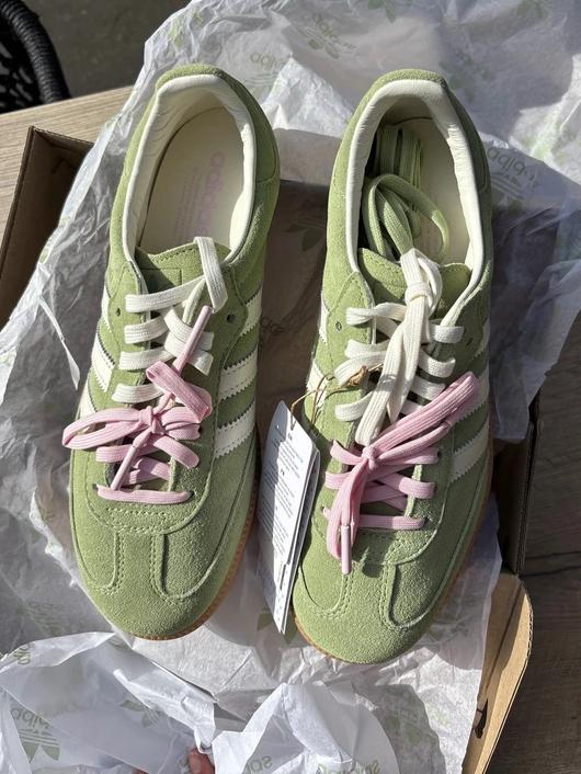 Adidas Orginals x Molly Mae Samba Matcha Maat 41 1/3, Kleding | Dames, Schoenen, Ophalen, Nieuw, Groen, Sneakers of Gympen