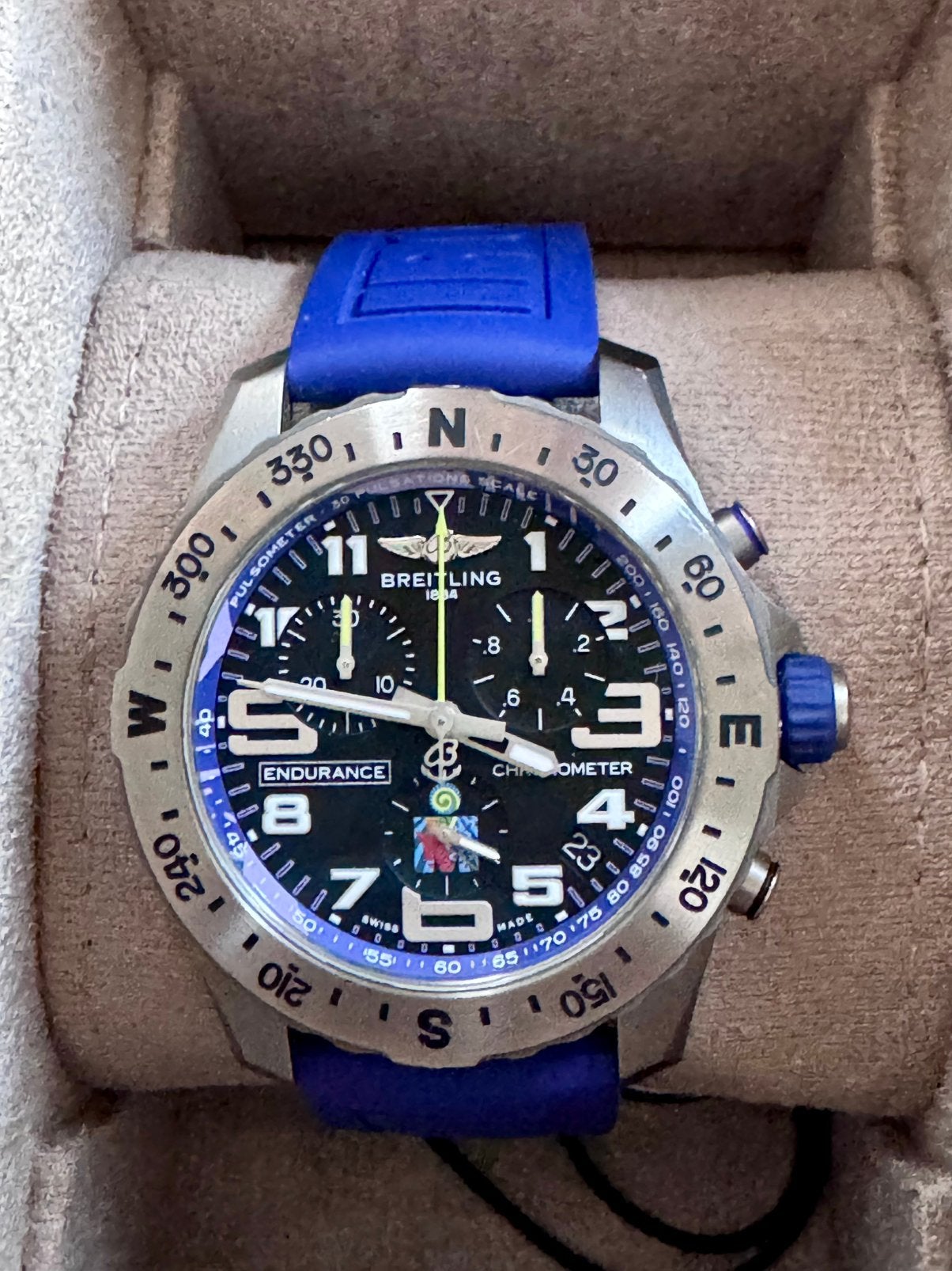 Breitling Endurance Pro IRONMAN Titanium Ltd. 500 stuks, Overige materialen, Breitling, Polshorloge, Kunststof
