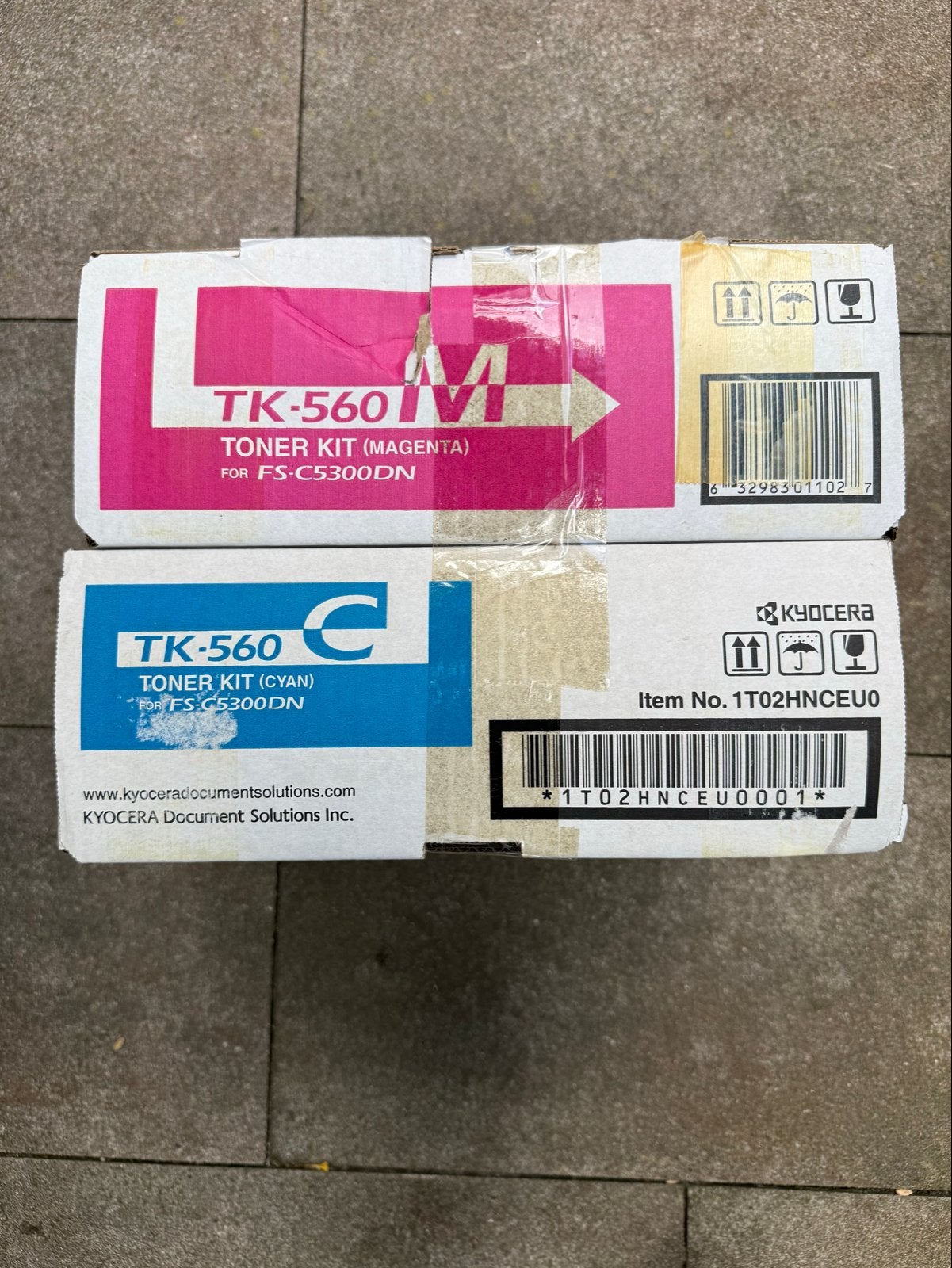 Set van 4 nieuwe Originele Kyocera TK-560 toners, Computers en Software, Printerbenodigdheden, Ophalen of Verzenden, Nieuw, Toner