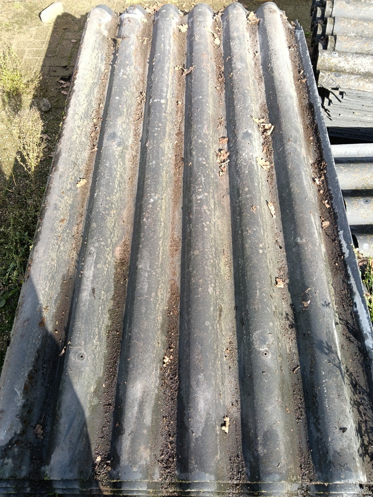 golfplaten asbest vrij, Overige materialen, Zwart, Ophalen of Verzenden, 15 m² of meer