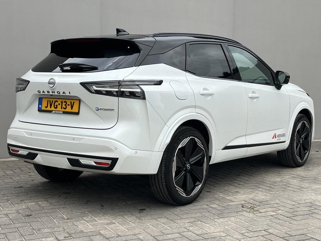 Nissan Qashqai 1.5 e-Power N-Design / Adaptief Cruise Contro, Auto's, Nissan, 1498 cc, 2 kWh, Wit, Origineel Nederlands