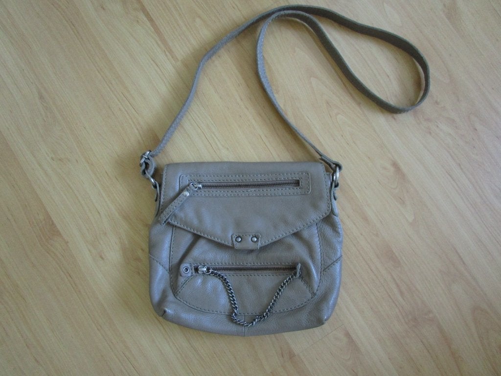 Cellini - sportieve schouder tas / cross body, Ophalen of Verzenden, Zo goed als nieuw, Beige