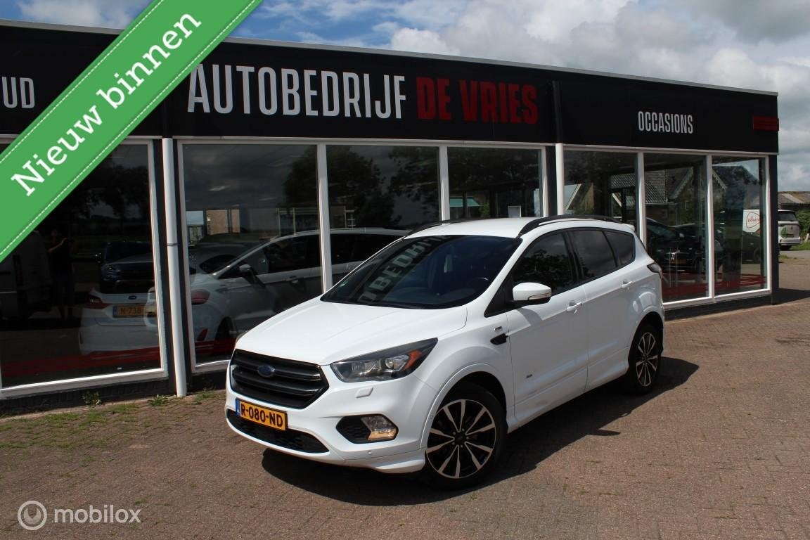 Ford Kuga 1.5 EcoBoost ST Line 4WD Xenon/Leder/Carplay/Trekh, Auto's, Automaat, Automatische klimaatregeling, Euro 6, 4 cilinders