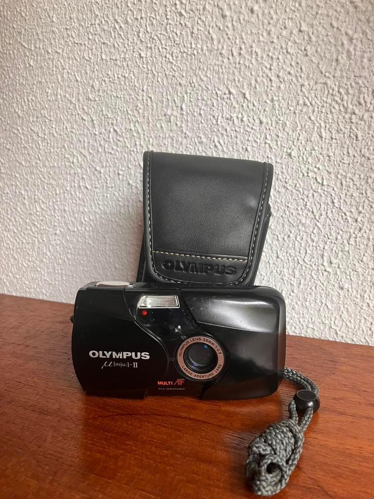 olympus mju ii, Audio, Tv en Foto, Fotocamera's Analoog, Ophalen of Verzenden, Gebruikt, Compact, Olympus