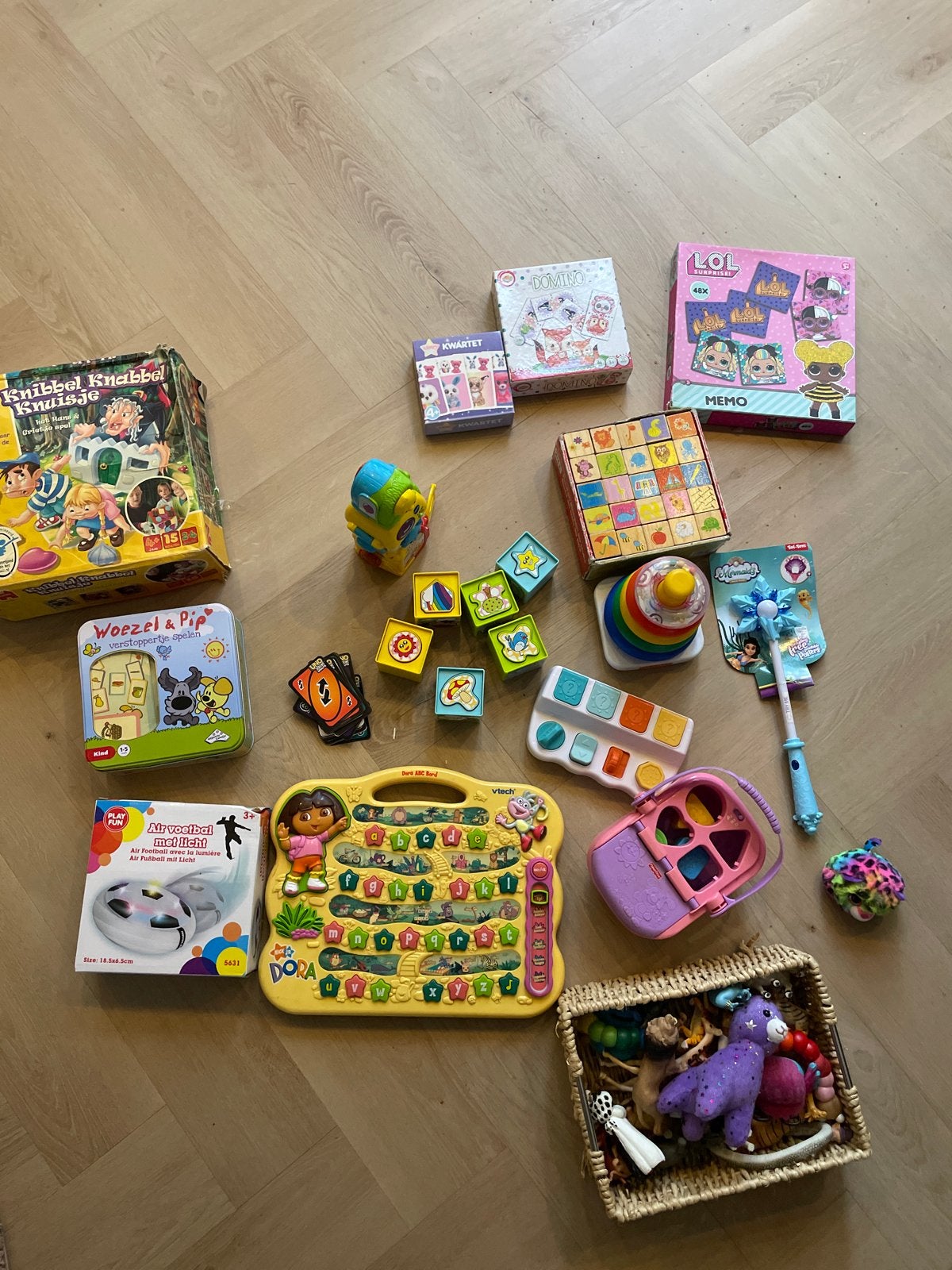 Grote speelgoedbundel: spelletjes, Dora, VTech en meer!, Ophalen of Verzenden, Gebruikt, Jongen of Meisje