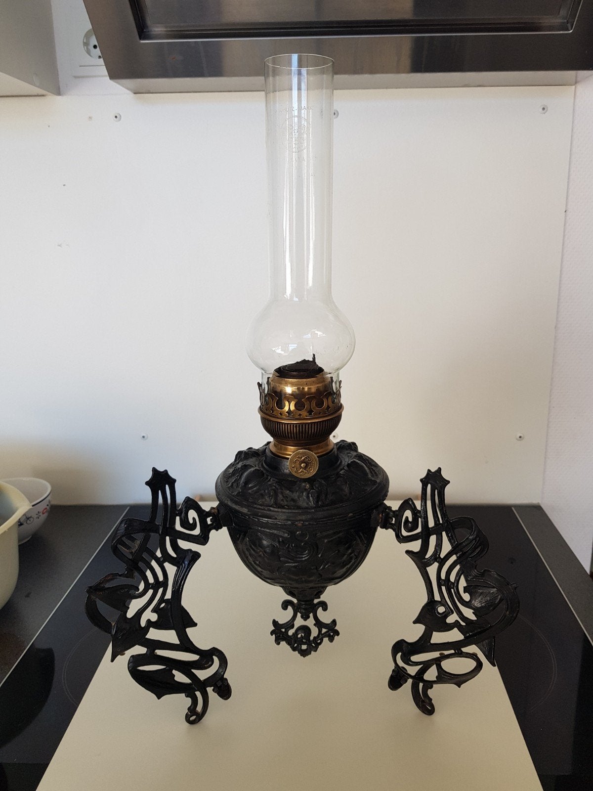 Antieke Matador olielamp, Ophalen of Verzenden