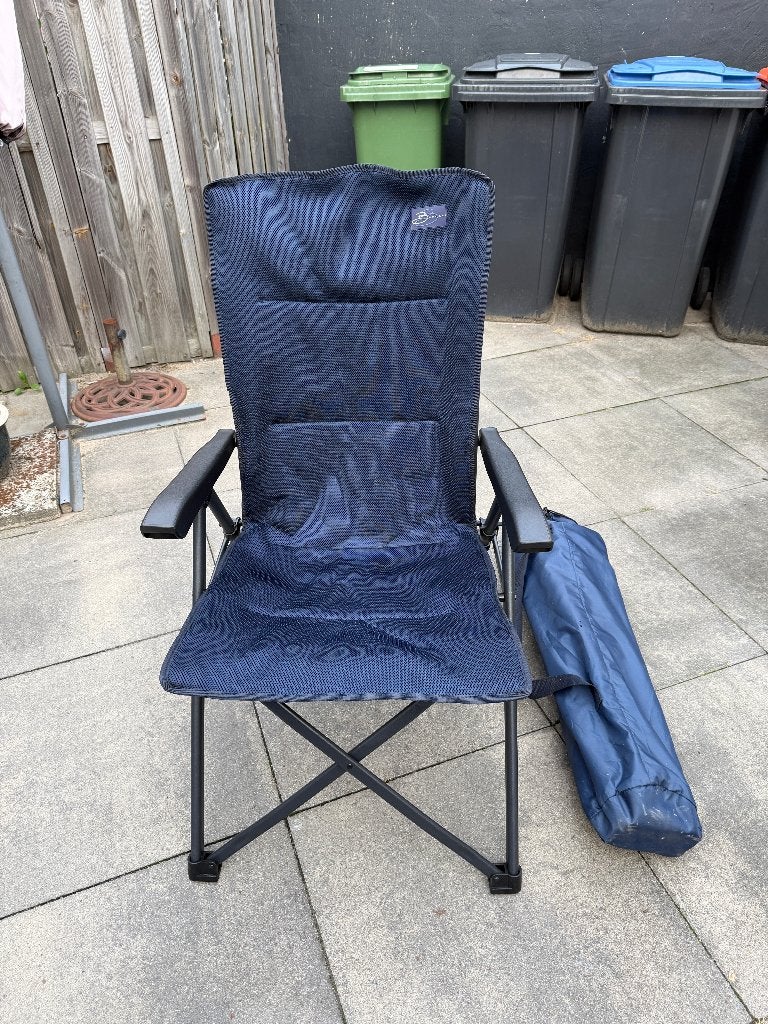 Bardani opvouwbare campingstoelen, Caravans en Kamperen, Ophalen, Zo goed als nieuw, Campingstoel