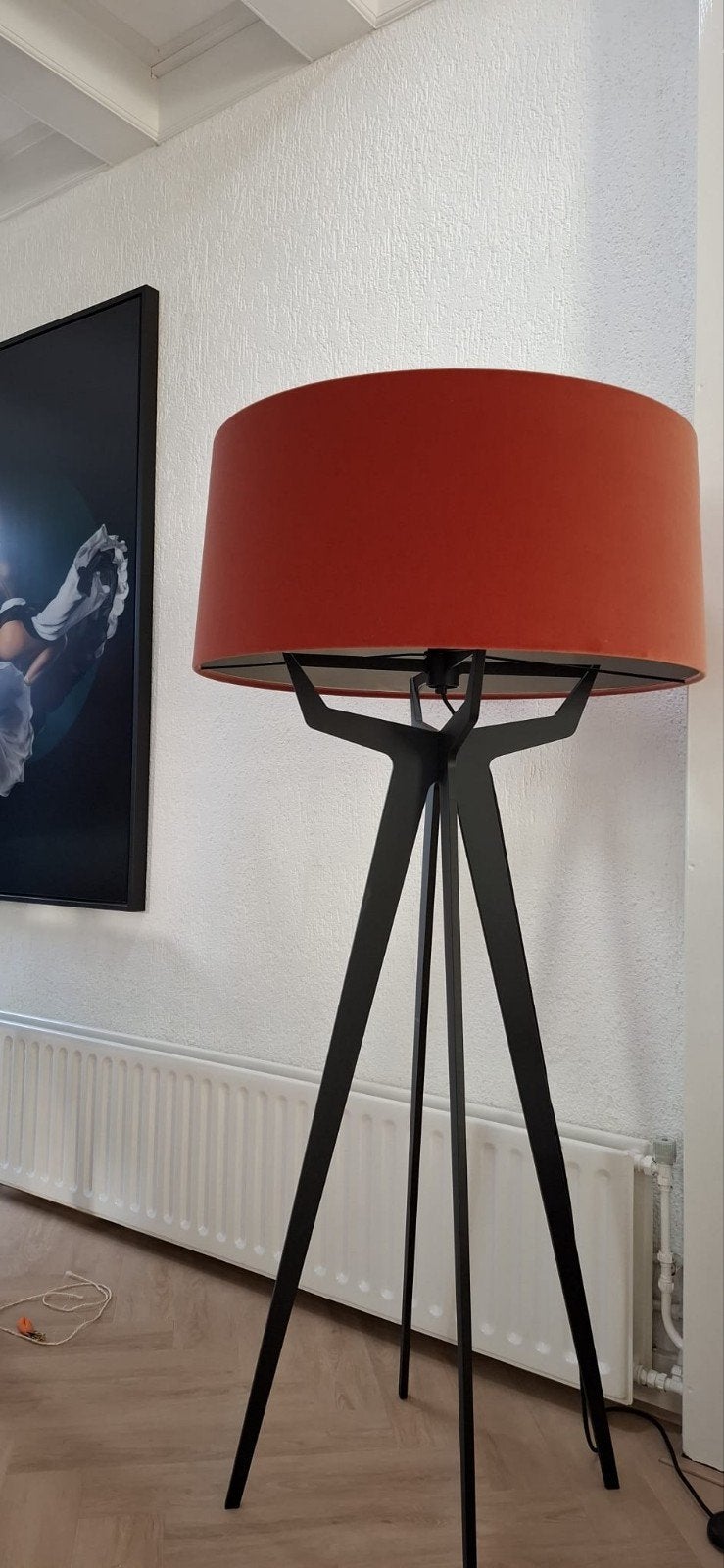 lampenkap kleur Terra doorsnede 75cm, Ophalen, Zo goed als nieuw, Minder dan 100 cm