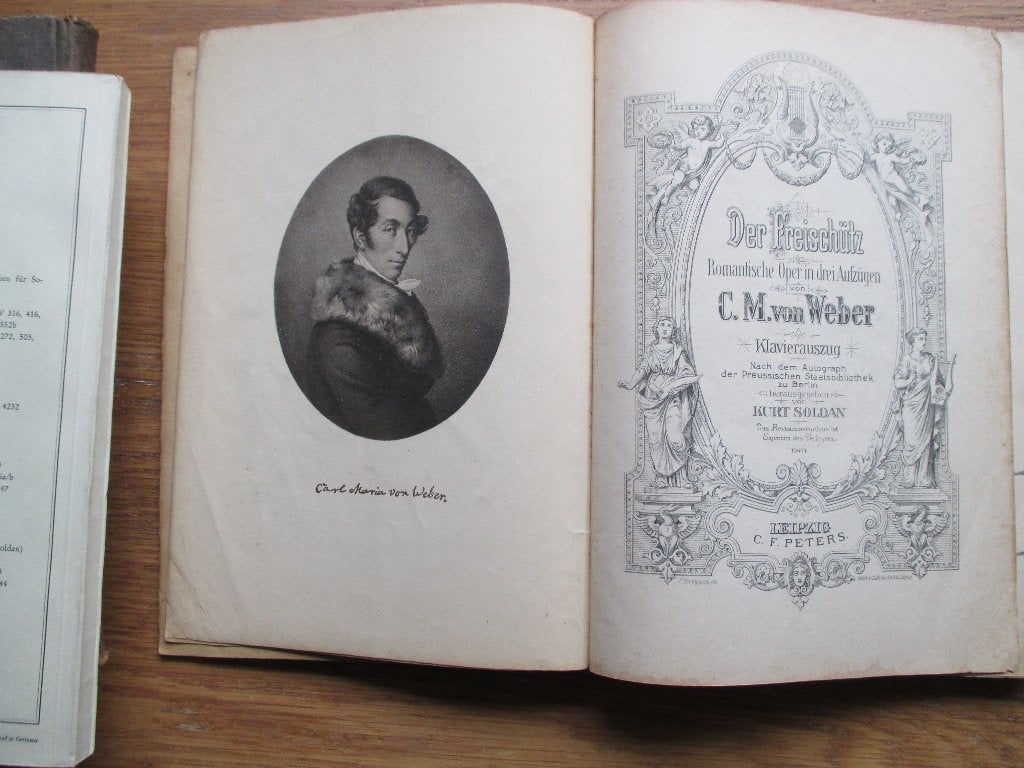 C.m.von weber - der freischütz opera - piano uittreksel, Gebruikt, Klassiek, Ophalen of Verzenden, Artiest of Componist