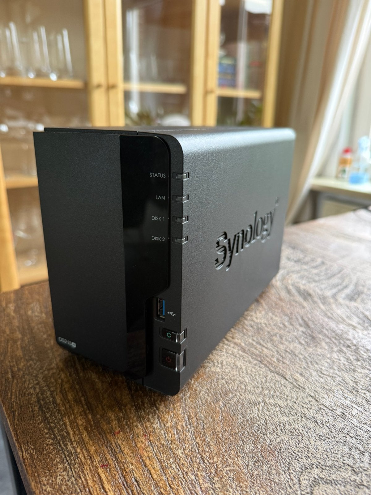 Synology DS218+ NAS Server | 2-Bay | Intel Celeron | 2GB RAM, Computers en Software, Ophalen, Zo goed als nieuw