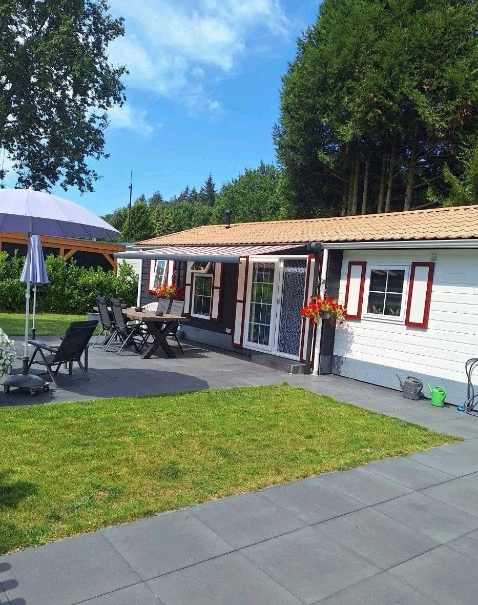 Luxe chalet met ruime tuin en 2 slaapkamers voor 4 personen