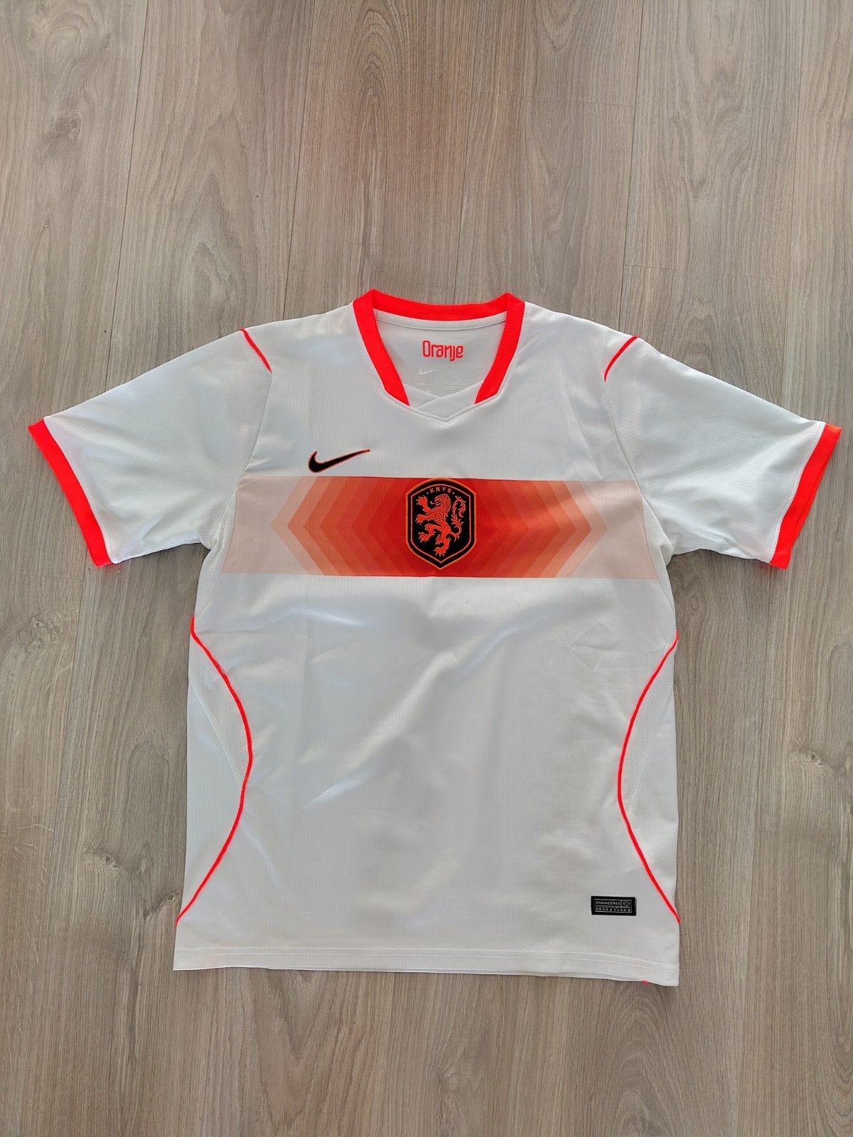 Oranje KNVB Nike WK uitshirt - Maat 2XL, Groter dan maat XL, Ophalen of Verzenden, Zo goed als nieuw, Shirt