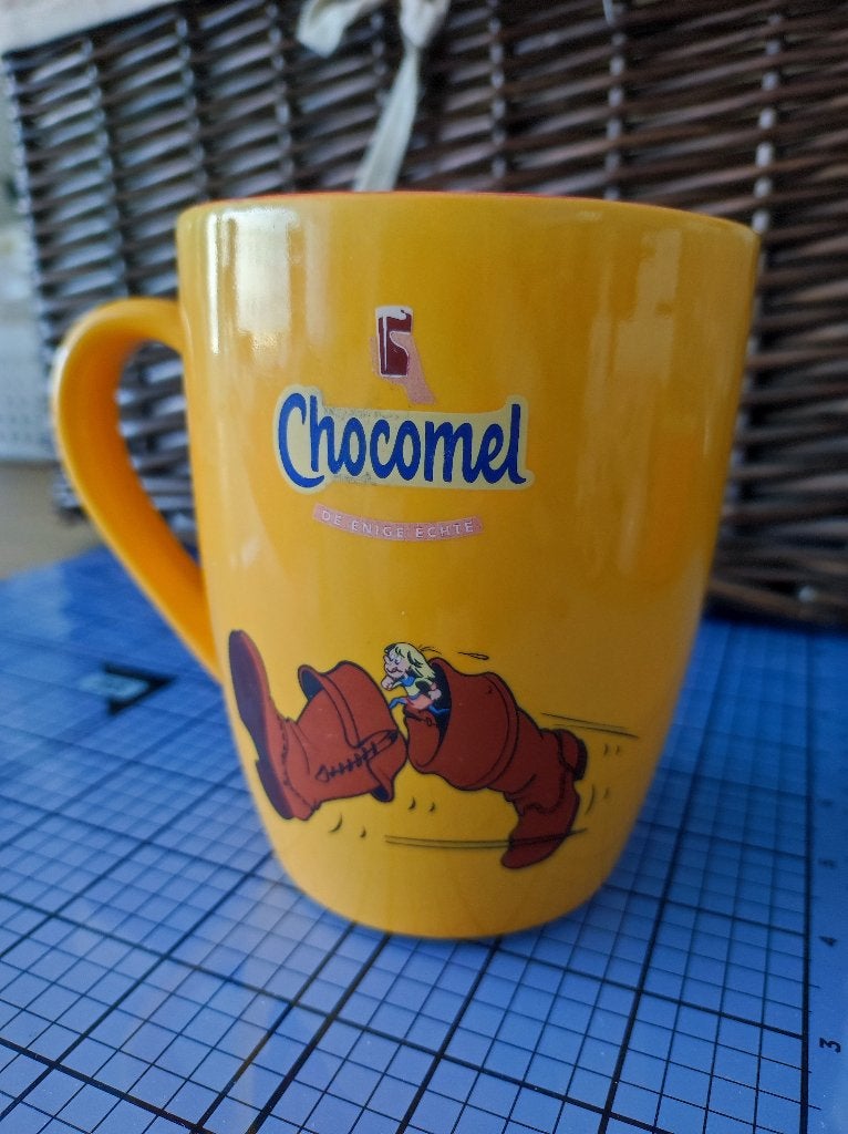 Chocomel x Efteling Sprookjesbos mok, Ophalen of Verzenden, Gebruikt, Gebruiksvoorwerp