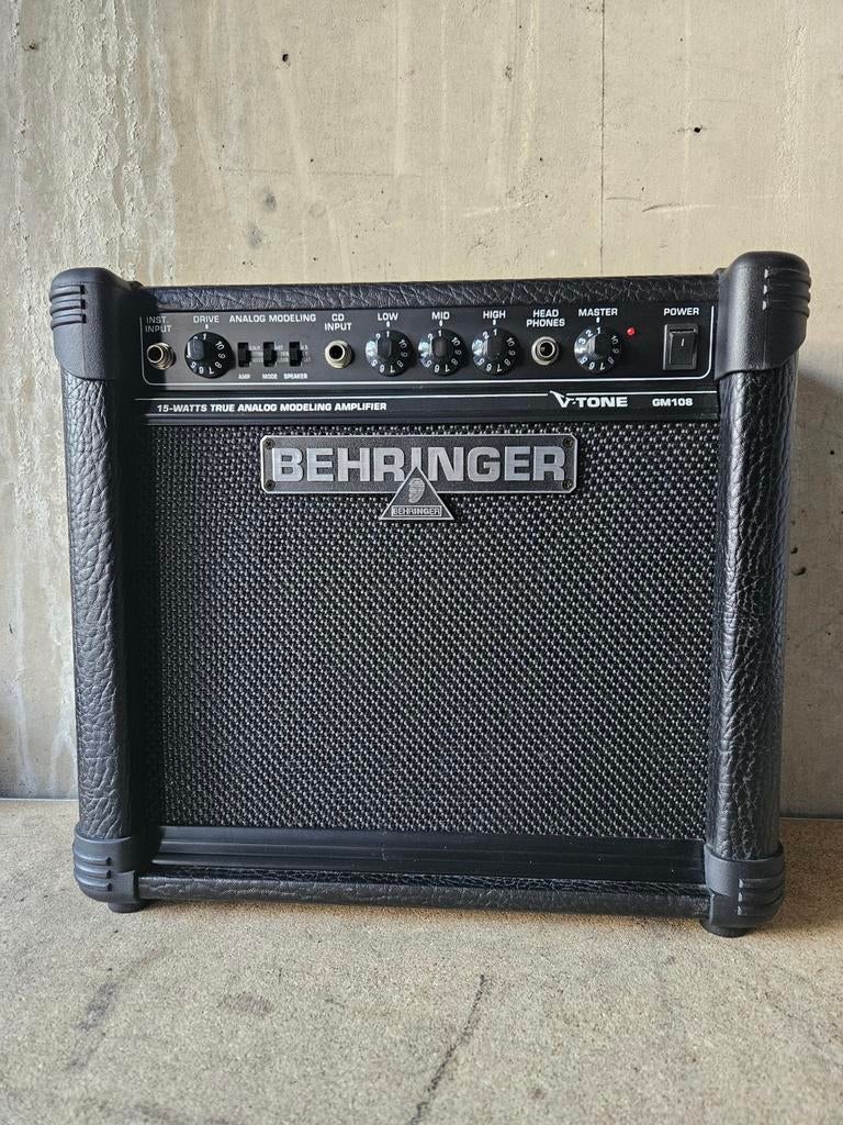 Behringer V-Tone GM108 Gitaarversterker, Ophalen, Gebruikt, Minder dan 50 watt