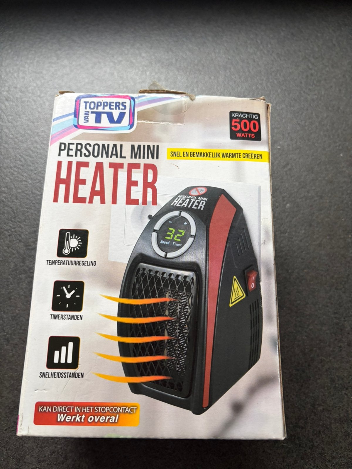 Mini heater, Huis en Inrichting, Kachels, Ophalen of Verzenden, Nieuw, Elektrisch, Overige soorten