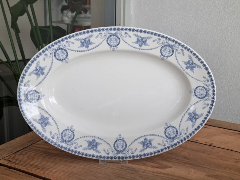 Societe Ceramique Empire blauw, Antiek en Kunst, Verzenden