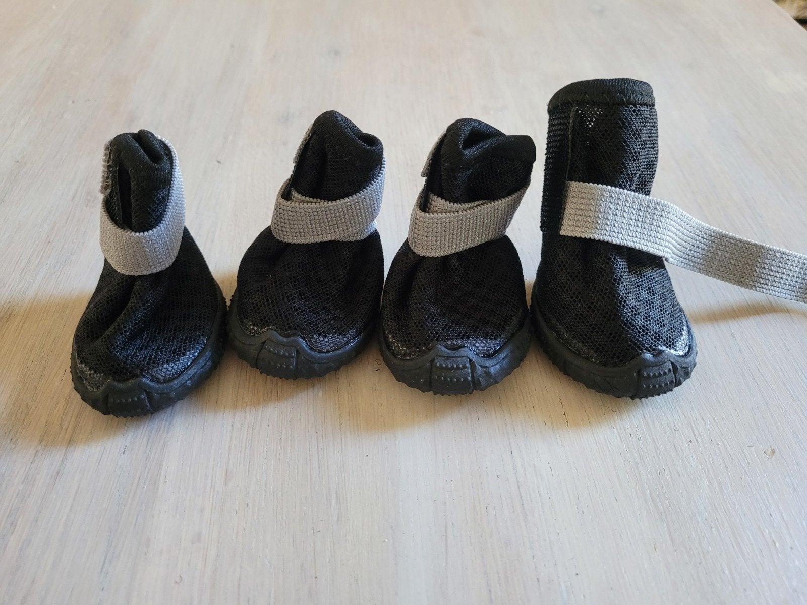 Hondenschoentjes zwart zool 5x6cm, Dieren en Toebehoren, Ophalen of Verzenden, Nieuw