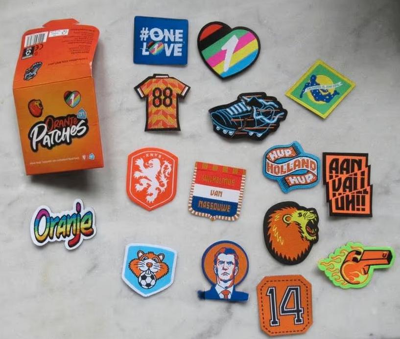 Oranje patches AH, Albert Heijn, Verzamelen, Supermarktacties, Albert Heijn, Ophalen of Verzenden