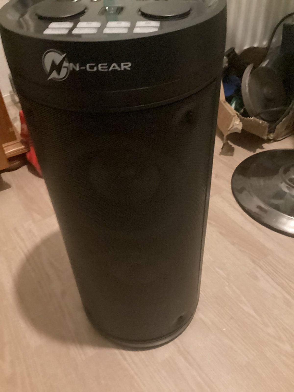 Karaoke box incl microfoon en afstandsbediening,nieuw, 40 liter of meer, Ophalen of Verzenden, Zo goed als nieuw, Kunststof
