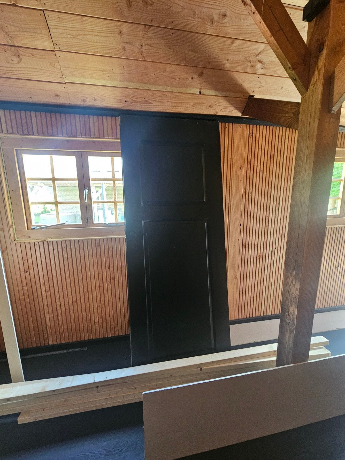 Opdekdeur bieden, Doe-het-zelf en Verbouw, Deuren en Horren, Ophalen, Binnendeur, 215 cm of meer