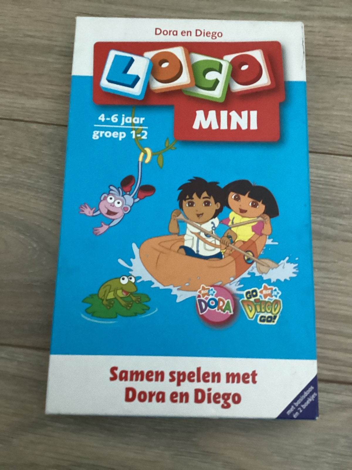 Loco Mini: Samen spelen met Dora en Diego (4-6 jaar), Ophalen of Verzenden, Zo goed als nieuw, Puzzelen