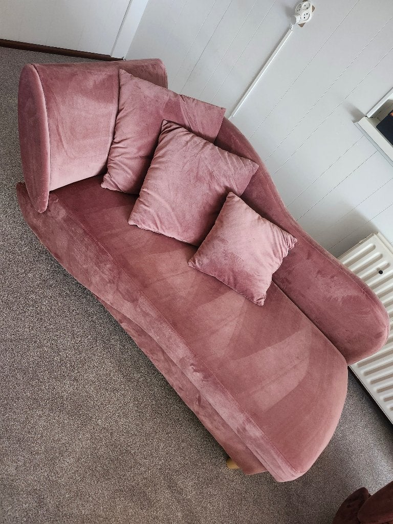Roze Belliani bank(en), 1 of 2!, Huis en Inrichting, Banken | Bankstellen, Ophalen, Minder dan 75 cm, 150 tot 200 cm, Zo goed als nieuw