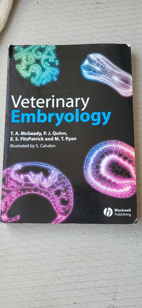 Veterinary Embryology, Ophalen, McGeady, Quinn, Fitzpatrick, Ryan, Beta, WO