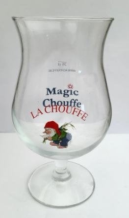 La Chouffe, Magic Chouffe Bierglas, Ophalen of Verzenden, Zo goed als nieuw, Glas of Glazen, Overige merken