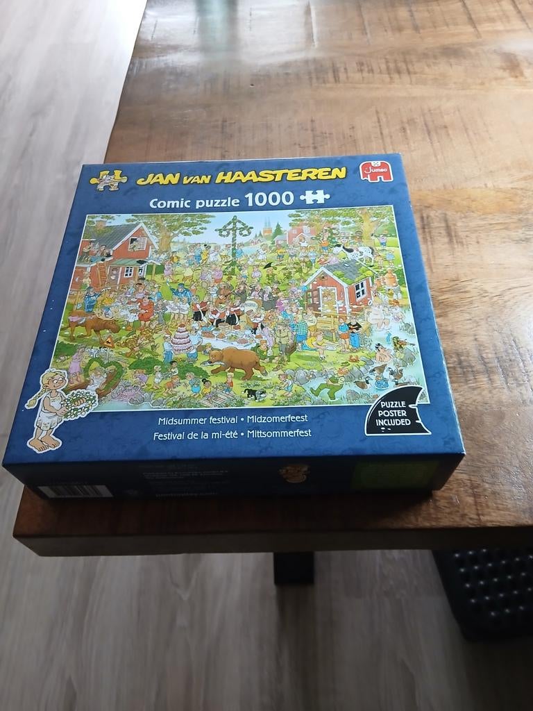 Puzzel Jan van haasteren 1000stukjes, Ophalen, 500 t/m 1500 stukjes, Zo goed als nieuw