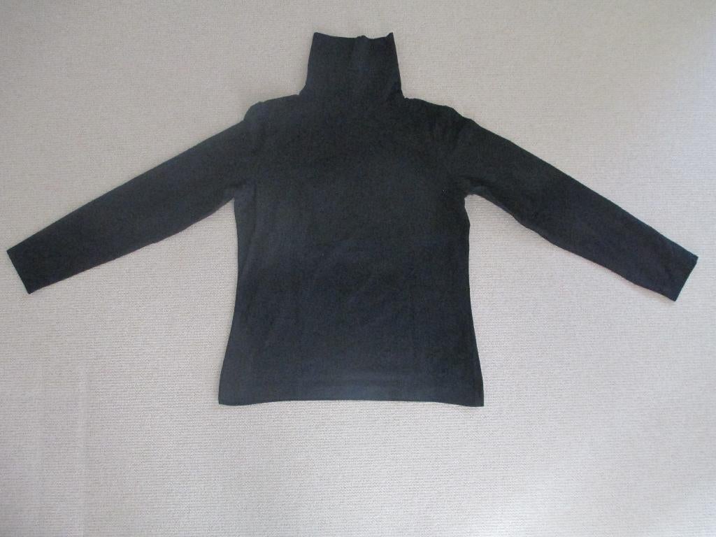 Zwart Colshirt maat L, lange mouwen, merk Anni Rolfi, Zwart, Kruidvat, Maat 42/44 (L), Ophalen of Verzenden