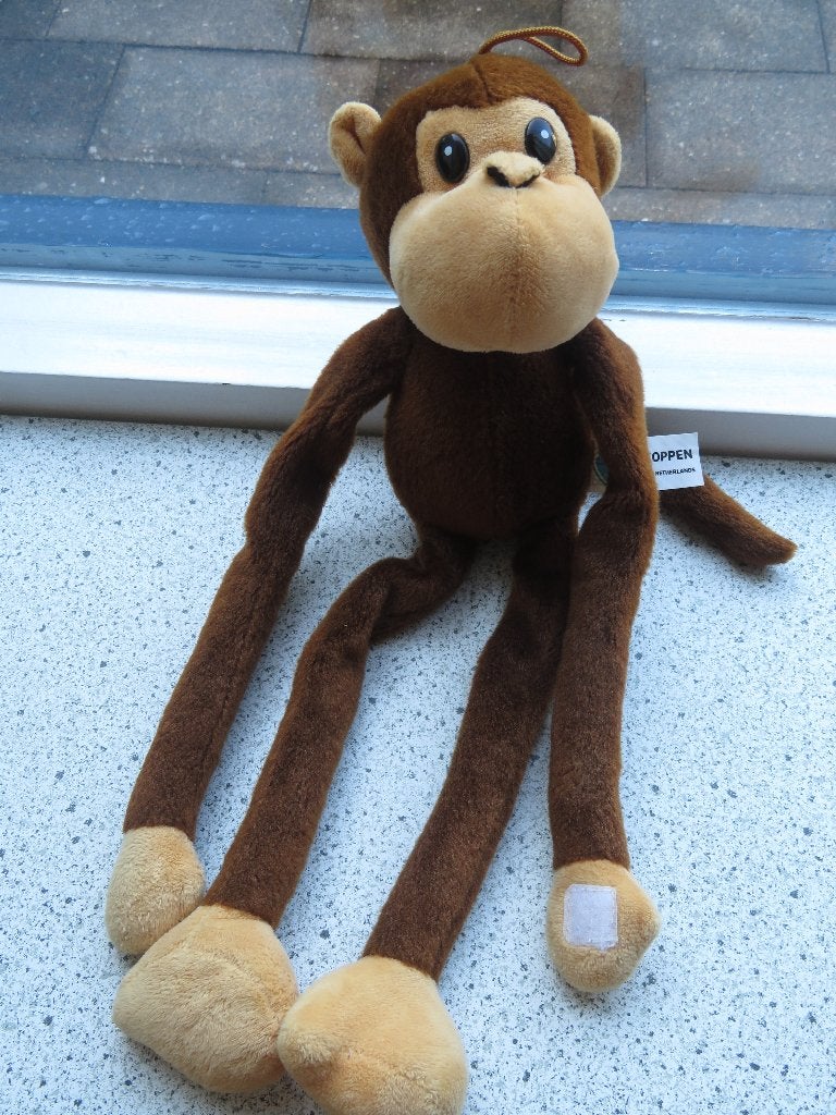 Aap merk Koppen meet ca 44 cm totaal, Ophalen of Verzenden, Zo goed als nieuw, Wasbaar, Middelgroot (20 tot 80 cm)