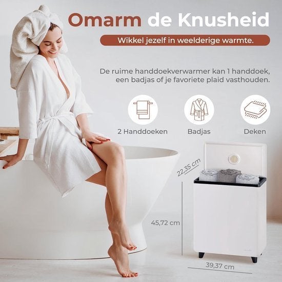 Elektrische Handdoekwarmer – Handdoekradiator, Corvance B.V., Verzenden, Nieuw, Corvancebol@gmail.com