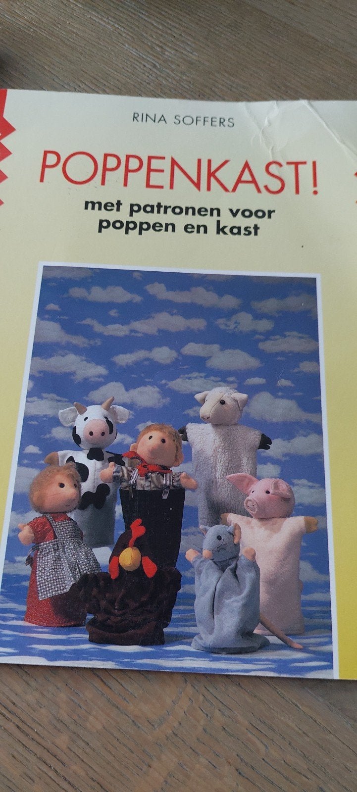 PATROONBOEK VOOR POPPENKAST POPPEN JAN KLAASSEN , KATRIJN +, Gelezen, Rina soffers, Ophalen of Verzenden, Poppen maken
