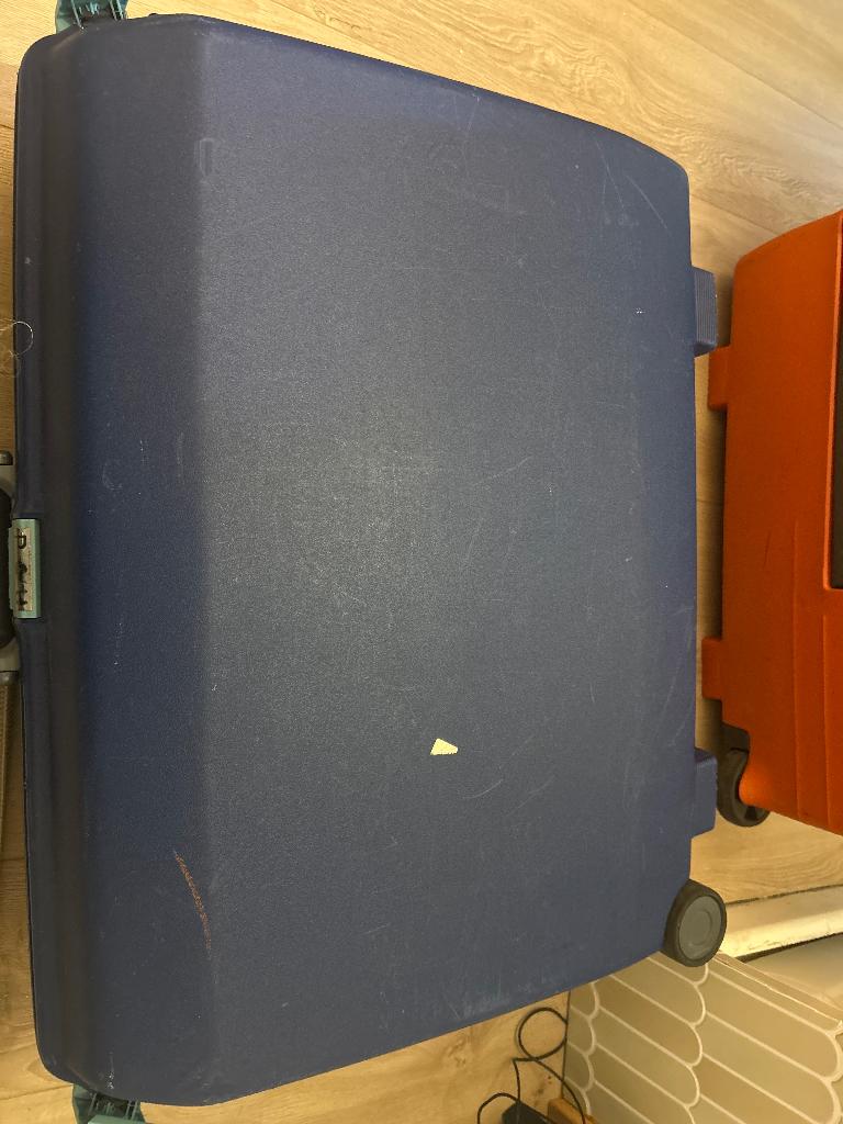 Samsonite koffer blauw, Hobby en Vrije tijd, Ophalen, Gebruikt