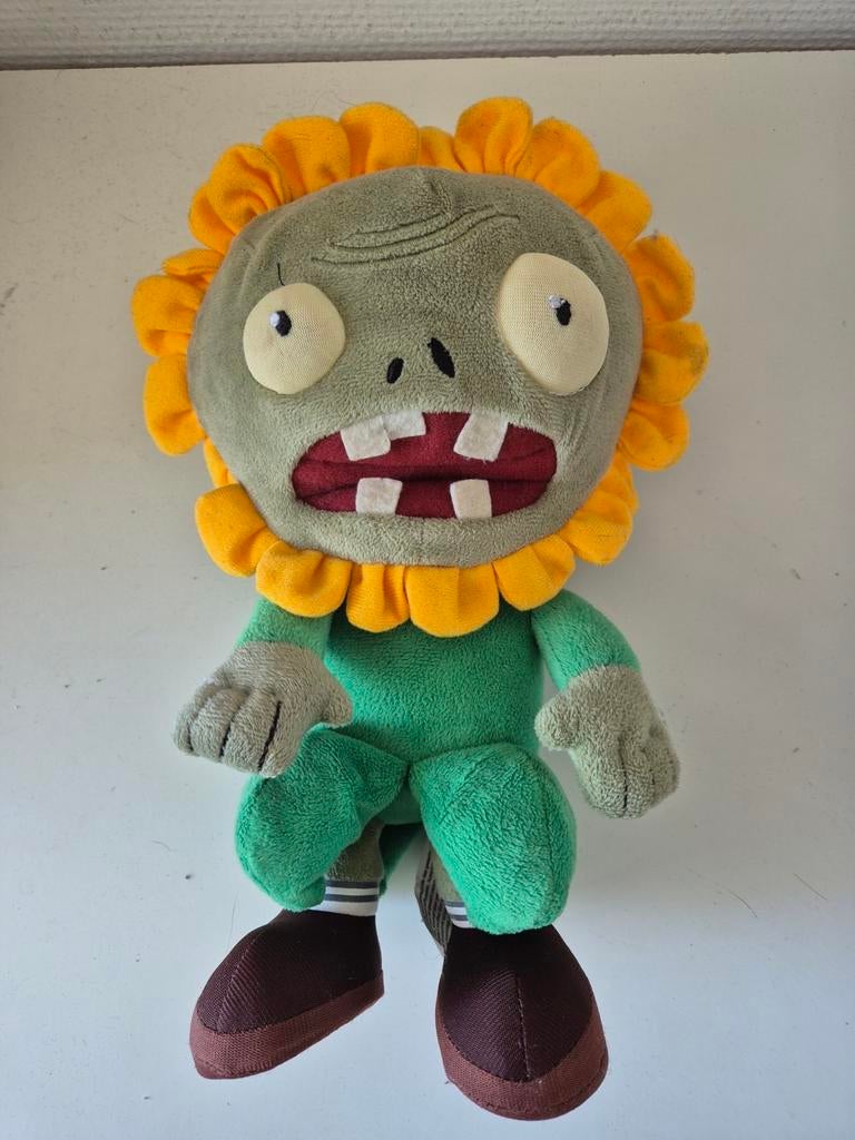 Plants vs Zombies Zonnebloem Zombie Knuffel, Overige merken, Overige karakters, Overige typen, Ophalen of Verzenden