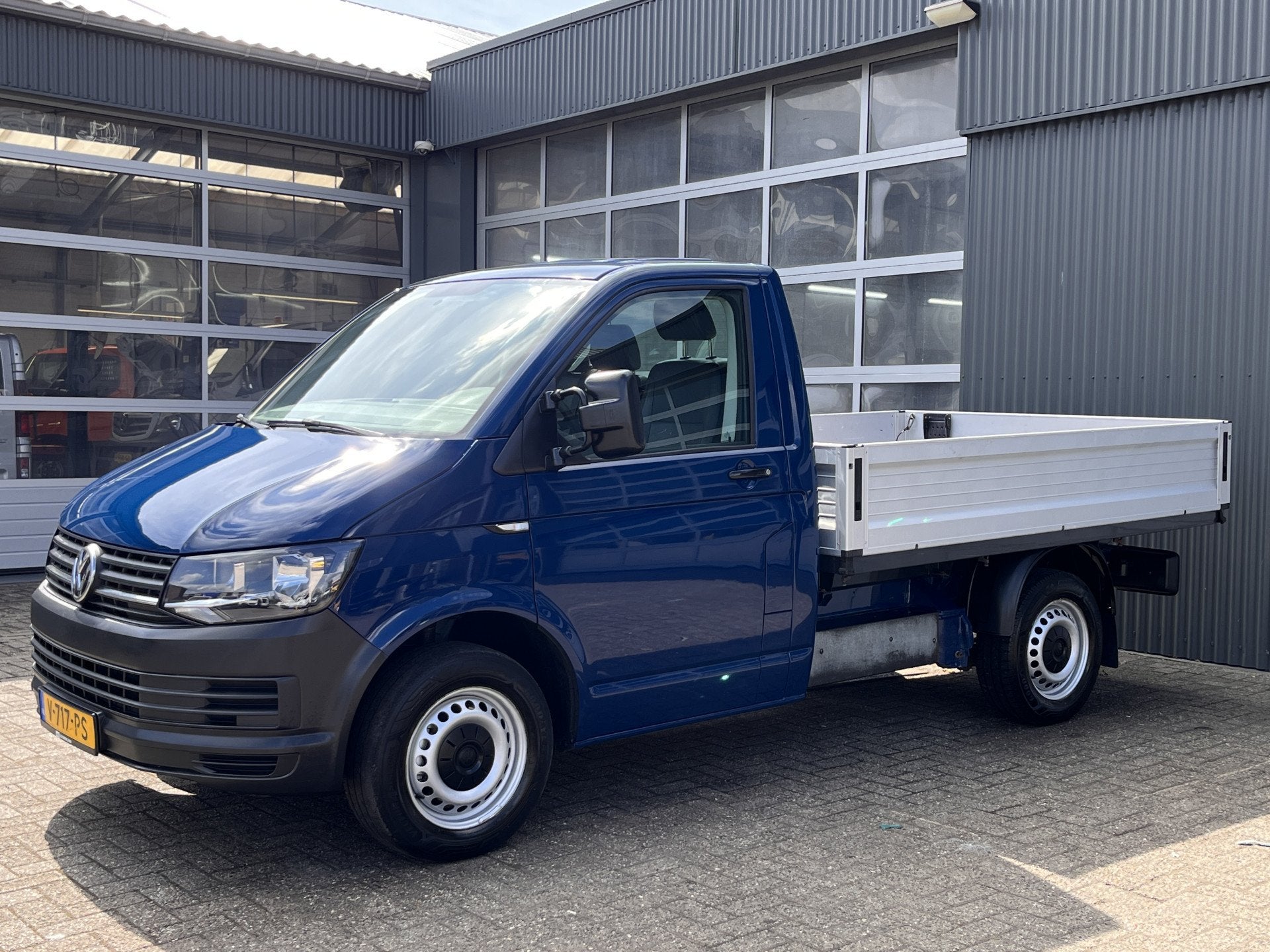 Volkswagen Transporter 2.0 TDI Euro 6 Pick up open laadbak P, Auto's, Bestelauto's, Voorwielaandrijving, Gebruikt, 4 cilinders
