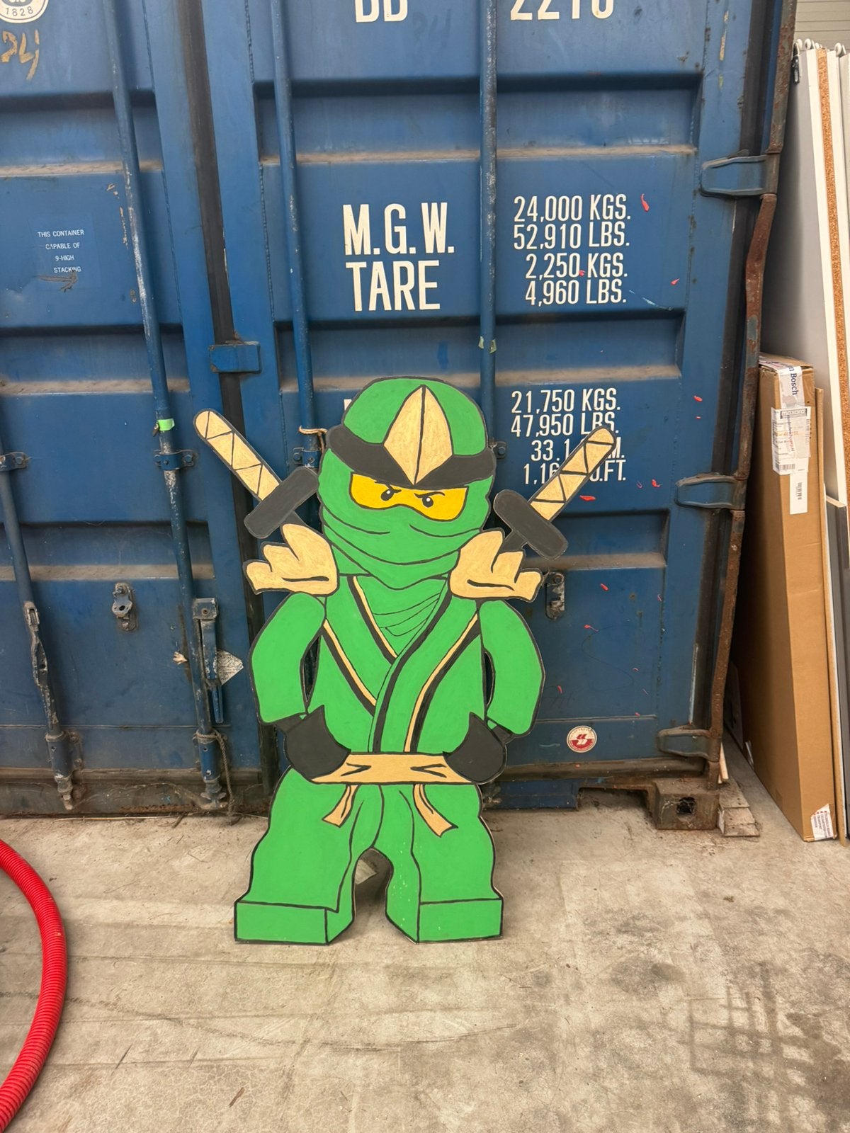 Ninjago bord, Ophalen, Zo goed als nieuw, Wanddecoratie
