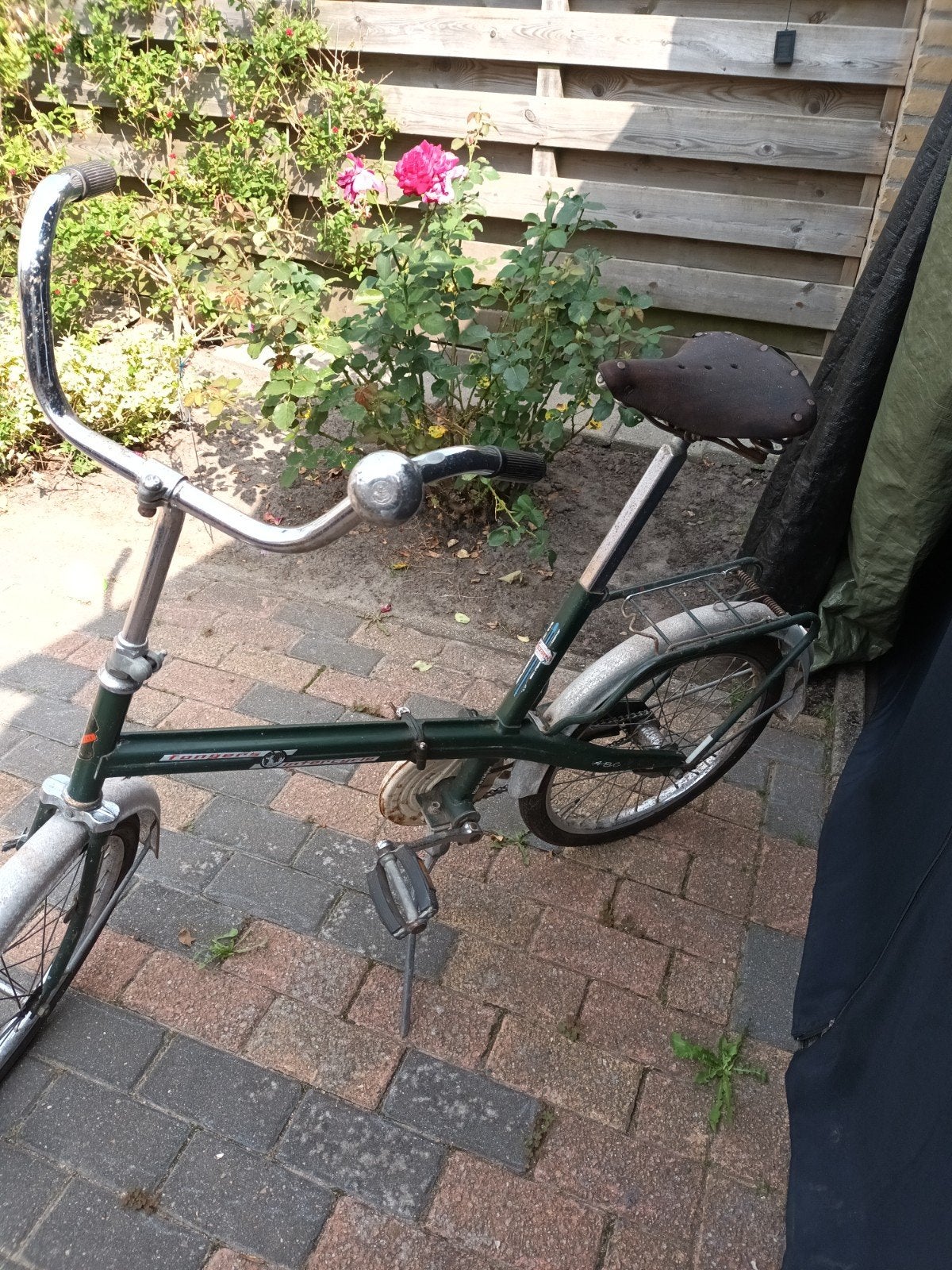 Vintage Fongers Intercycle vouwfiets - Groen, Gebruikt, Totaal opvouwbaar, Dames, Ophalen
