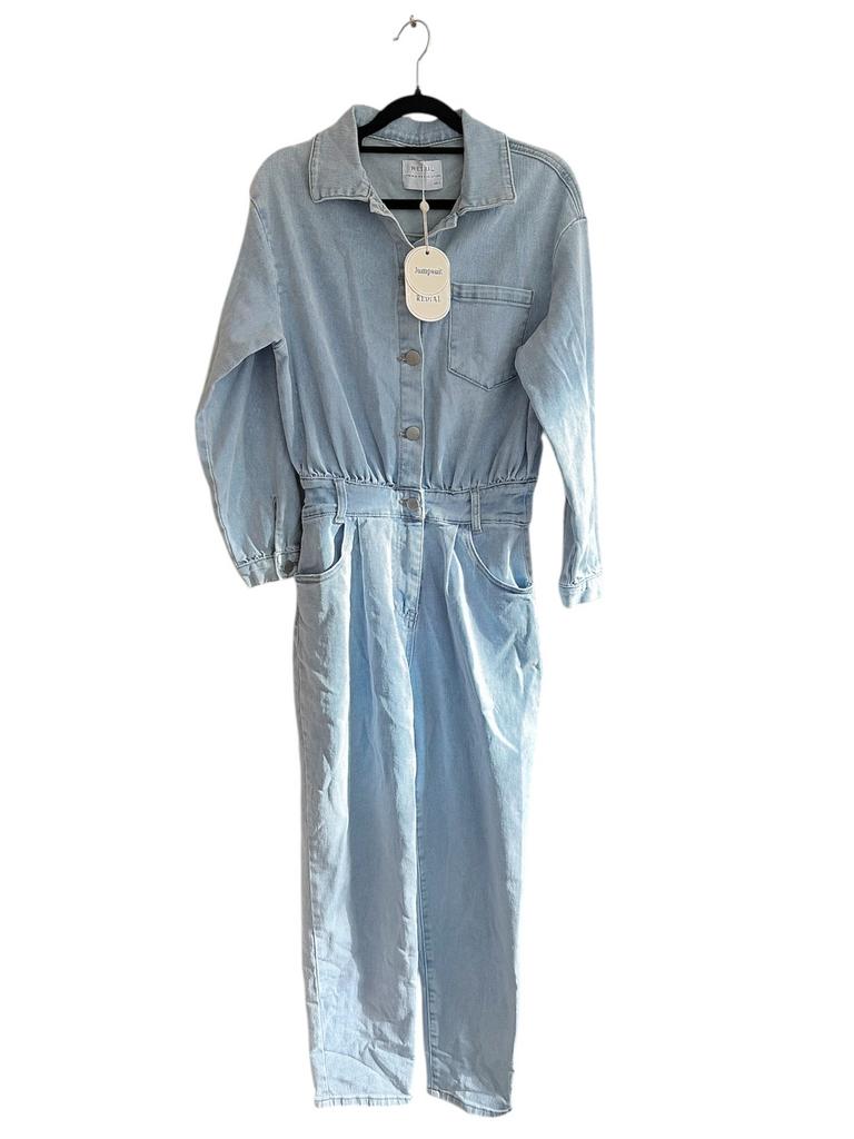 Denim jumpsuit lichtblauw Redial nieuw met label, Kleding | Dames, Jumpsuits, Redial, Blauw, Nieuw, Ophalen of Verzenden