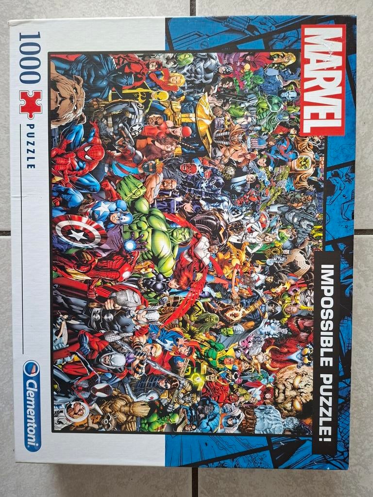 Marvel superhelden puzzel, Ophalen, 500 t/m 1500 stukjes, Zo goed als nieuw