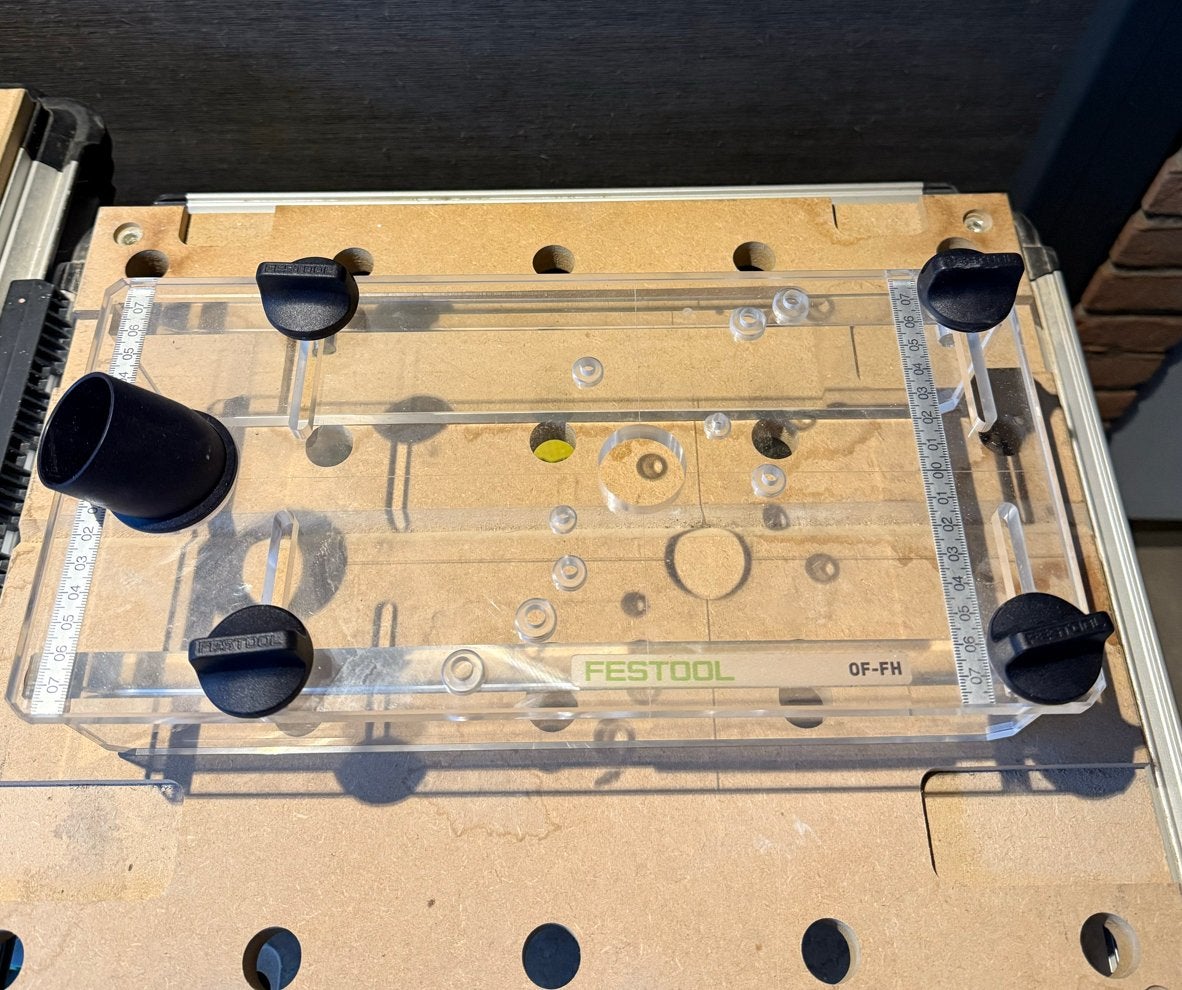 Festool OF-FH Freesmal voor bovenfrees, Ophalen of Verzenden, Zo goed als nieuw, Overige typen, Festool