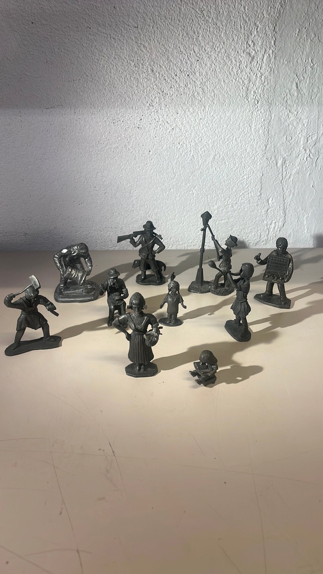 Vintage Daalderop Royal Holland Pewte figuren, Antiek en Kunst, Antiek | Tin, Ophalen of Verzenden